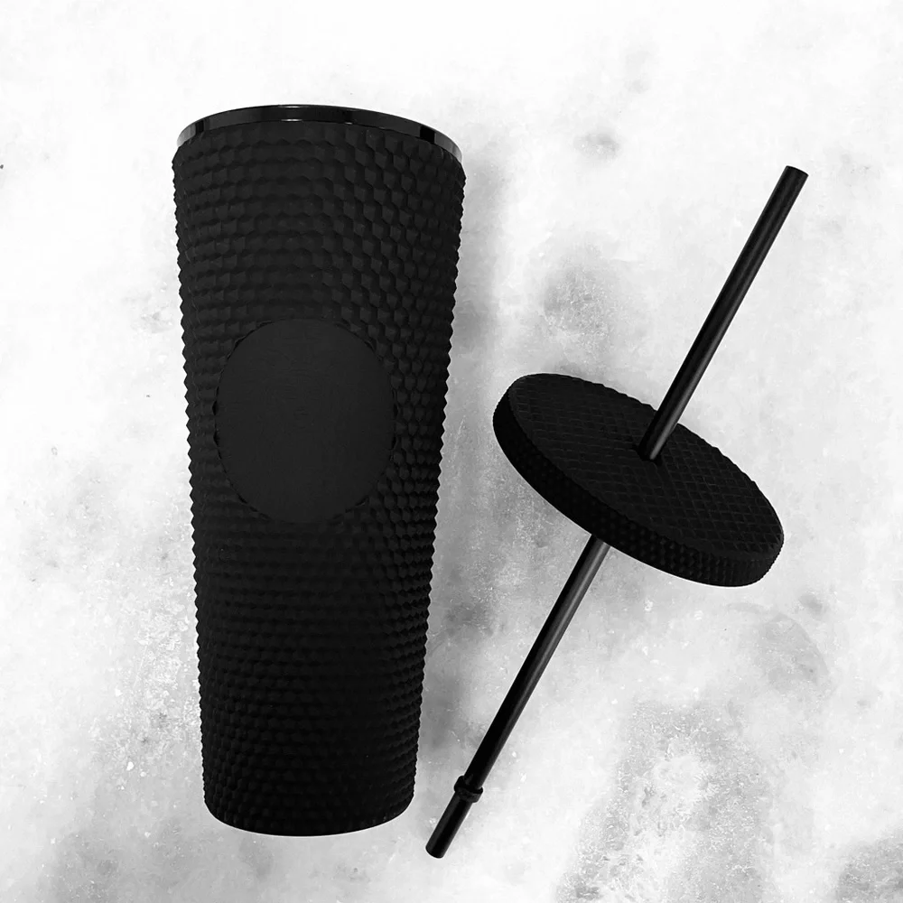STARBUCKS LIMITED MATTE BLACK STUDDED TUMBLER